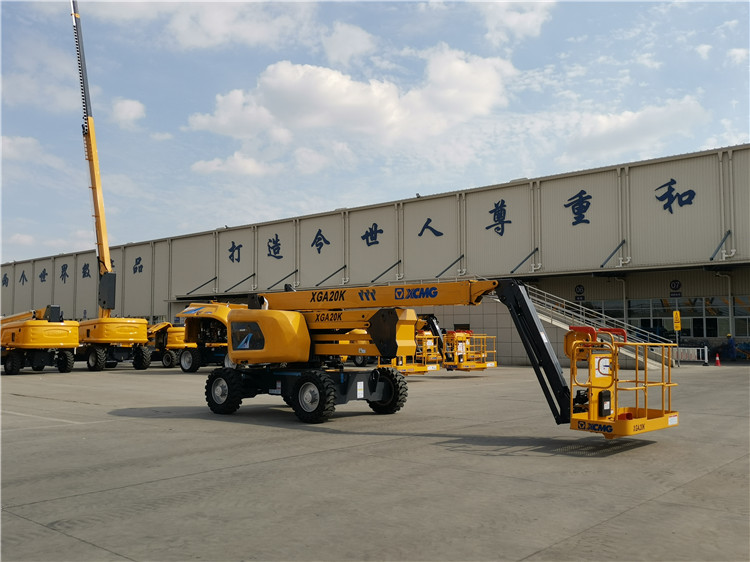 XCMG official 20m aerial work platform XGA20K mobile hydraulic new articulated boom lift price